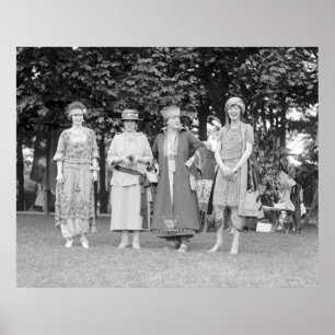 1920s Ladies Fashion Poster