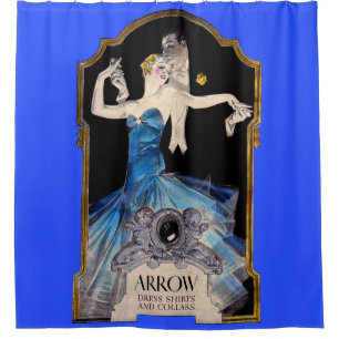 1920s Leyendecker Arrow shirt ad no. 1 Shower Curtain
