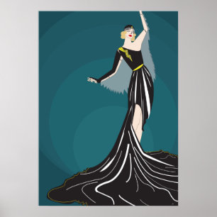 1920's Model Poster