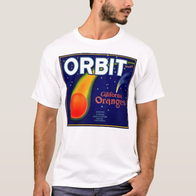 1920s Orbit Oranges fruit crate label T-Shirt (Front)