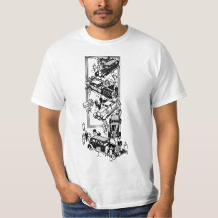 1920s people car show art illustration T-Shirt