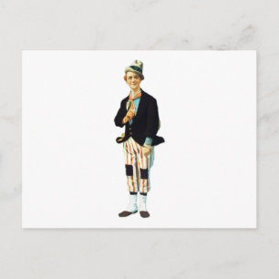 1920's Silent Performer Postcard