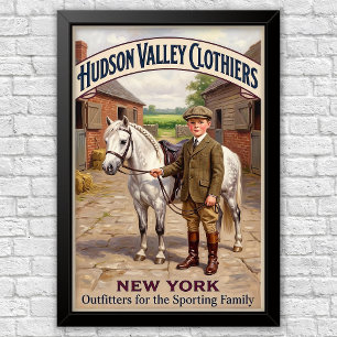 1920s Vintage Children’s Fashion Advertising Poster