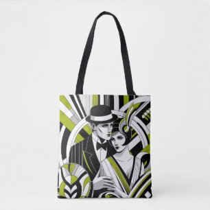 1920s Vintage Elegance Tote Bag