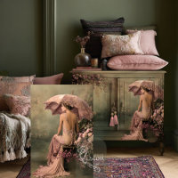 1920's Vintage Flapper & Parasol Romantic Portrait