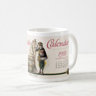 1921 LIFE'S ILLUSTRATED CALENDAR COFFEE MUG