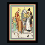 1922 Art Deco Fashion Illustration Poster<br><div class="desc">1922,  Art Deco,  Fashion Illustration From Art Gout Beaute Magazine. 18x24  Shown Here But Several Sizes Available,  As Well As,  Stretched Canvas.</div>