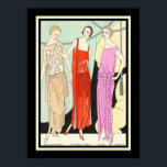 1922 "Art Gout Beaute" Art Deco Poster<br><div class="desc">1922 Art Deco Fashion Print From French "Art Gout Beaute" 18x24 Shown Here- Available On Different Sizes,  As Well As,  Canvas</div>