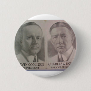 1922 Coolidge - Dawes 6 Cm Round Badge