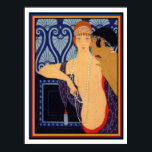 1922 George Barbier Art Deco Print 12 x 16<br><div class="desc">Bilitis Magazine 1922  illustrated by Georges Barbier</div>