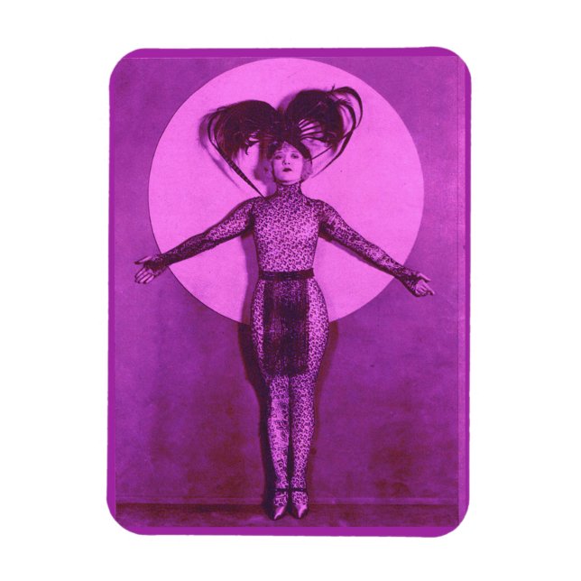 1922 oddball movie star get-up - lavender magnet (Vertical)