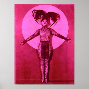 1922 oddball movie star get-up - pink poster