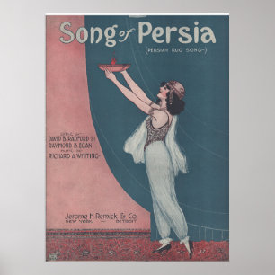 1922 Song of Persia Poster