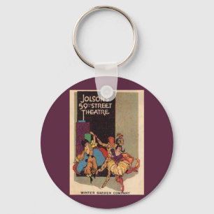 1923 Al Jolson’s Theatre playbill cover Key Ring
