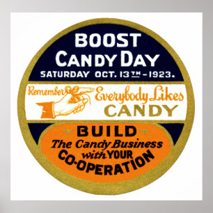 1923 Candy Day Poster