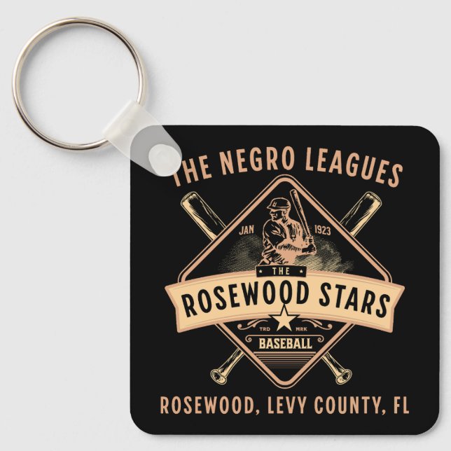 1923 Rosewood Stars Negro League Baseball Legacy Key Ring (Front)