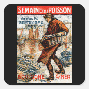 1923 Seafood Festival Square Sticker