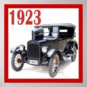 1923 TOURING CAR POSTER