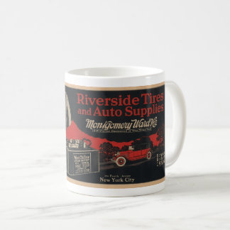 1924 ADVERTISING FOR RIVERSIDE TIRES OLD! COFFEE MUG
