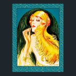 1924 Art Deco Lady Poster<br><div class="desc">If you choose to download, Your local Walgreen store makes board posters of your download into different sizes and in various textures at a very good price. Sometimes with a discount. A tip from my US friend. For UK see "Digital Printing" online. This vintage image was taken from a 1924...</div>