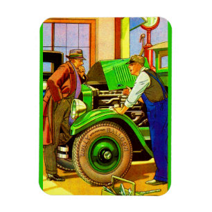 1924 Kelly Springfield balloon tires ad Magnet