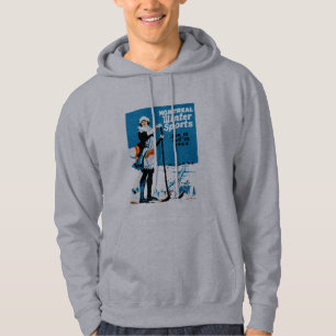 1924 Montreal Winter Sports Poster Hoodie