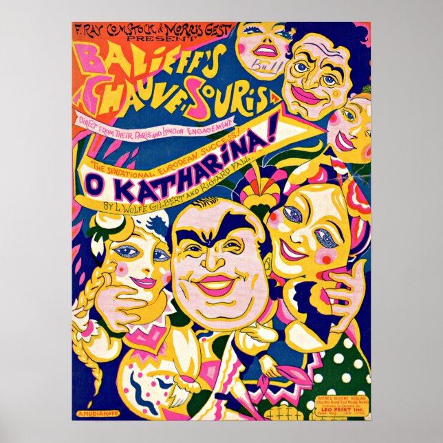 1924 ‘O Katharina’ sheet music Poster (Front)