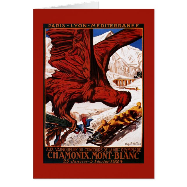 1924 Olympic Winter Games Poster (Front)