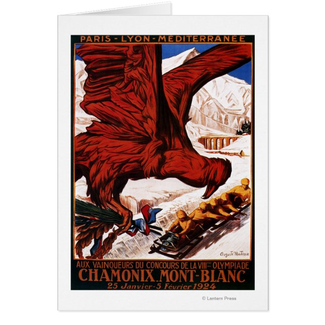 1924 Olympic Winter Games Poster (Front)