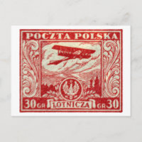 1925 30gr Polish Airmail Stamp