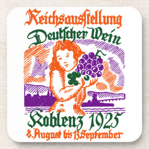 1925 German Wine Festival Coaster