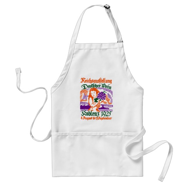 1925 German Wine Festival Standard Apron (Front)