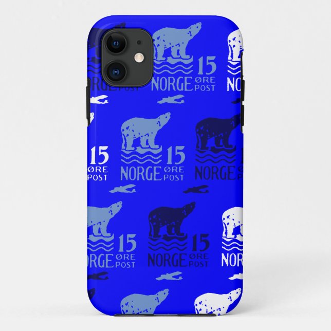 1925 Norwegian Polar Bear Case-Mate iPhone Case (Back)