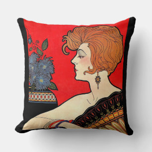 1925 woman cushion