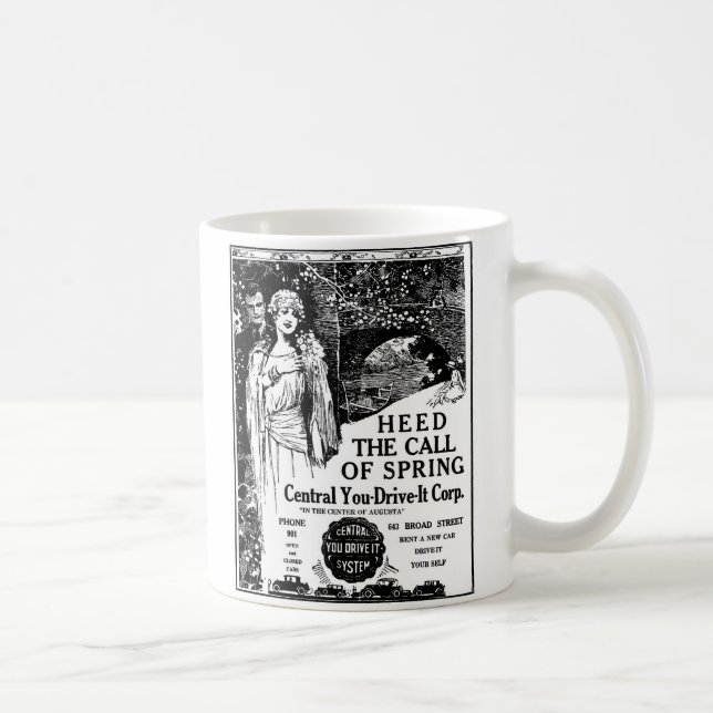 1926 Auto rental illustration Coffee Mug (Right)