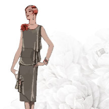 1926 Customisable Vintage Fashion Stationery 2