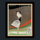 1927 Art Deco Para Todas Poster<br><div class="desc">Para Todas, November 1927 Art Deco magazine cover by J. Carlos</div>