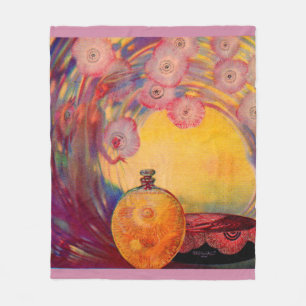 1927 Roger & Gallet perfume ad Fleece Blanket