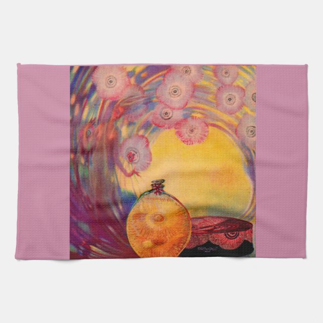 1927 Roger & Gallet perfume ad Tea Towel (Horizontal)