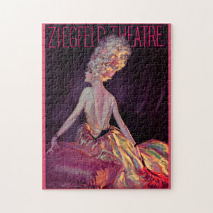 1927 Ziegfeld Theatre cover art Jigsaw Puzzle