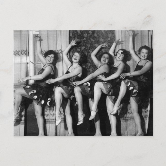 1928 Dancers Postcard (Front)