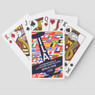 1928 International Air Show Playing Cards