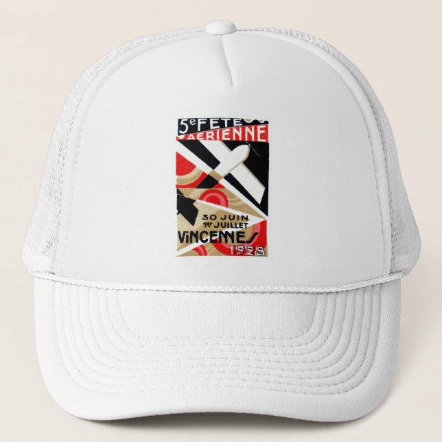 1928 Paris Air Show Trucker Hat (Front)