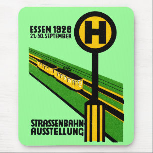 1928 Street Car Exposition Mouse Pad