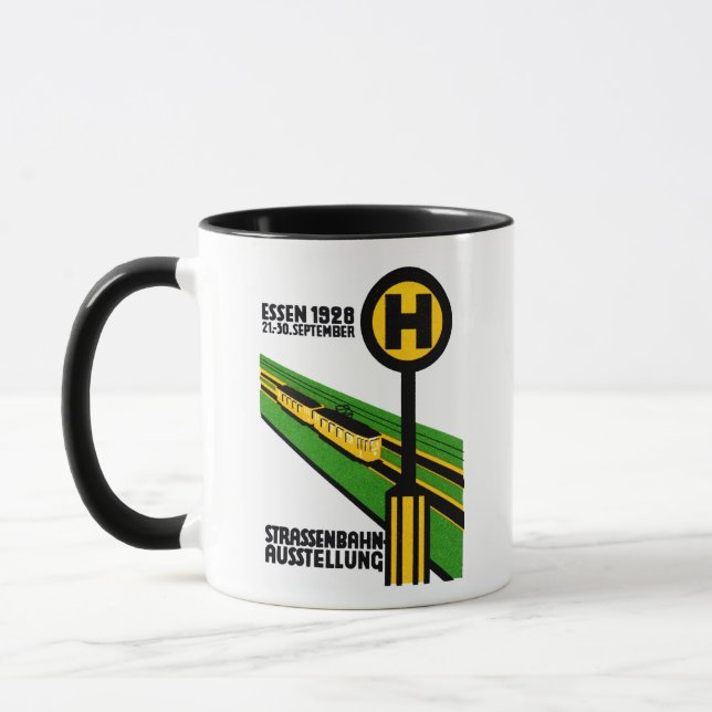 1928 Street Car Exposition Mug (Left)