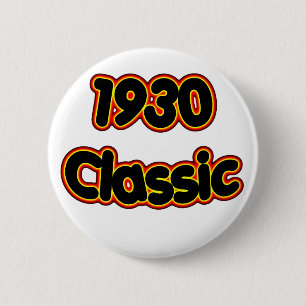 1930 Classic 6 Cm Round Badge