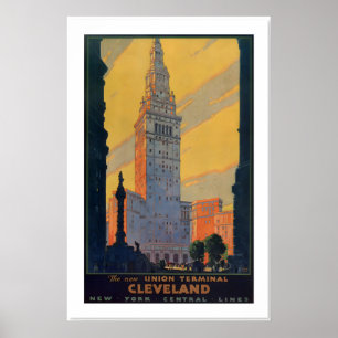 1930 Cleveland, Ohio poster by Leslie Ragan