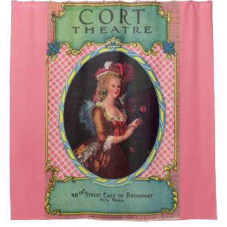 1930 Cort Theatre playbill cover Shower Curtain