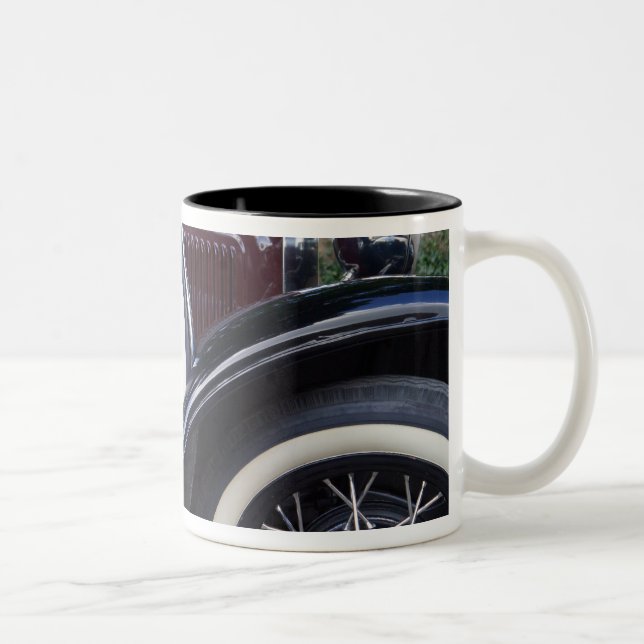 1930 Ford A Classic Car Two-Tone Coffee Mug (Right)