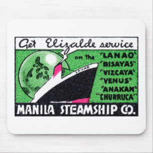 1930 Manila Steamship Company Mouse Pad